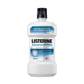 Listerine Advanced White Diş Beyazlatıcı 500 ml Ağız Bakım Suyu