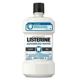 Listerine Advanced White Hafif Tat Alkolsüz 1000 ml Ağız Bakım Suyu