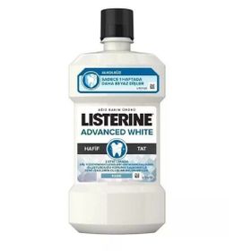 Listerine Advanced White Hafif Tat Alkolsüz 1000 ml Ağız Bakım Suyu