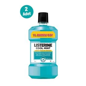 Listerine Cool Mint 2x1000 ml Ağız Bakım Suyu