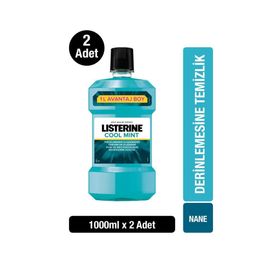 Listerine Cool Mint 2x1000 ml Ağız Bakım Suyu
