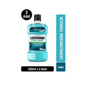 Listerine Cool Mint Hafif Tat 2x250 ml Ağız Bakım Suyu