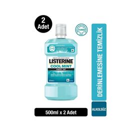 Listerine Cool Mint Hafif Tat 2x500 ml Ağız Bakım Suyu