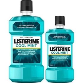 Listerine Cool Mint Hafif Tat 500 ml +250 ml Ağız Bakım Suyu