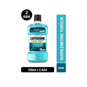 Listerine Cool Mint Nane 2x250 ml Ağız Bakım Suyu