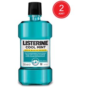 Listerine Cool Mint Nane 2x250 ml Ağız Bakım Suyu
