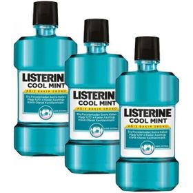 Listerine Cool Mint Nane 3x250 ml Ağız Bakım Suyu
