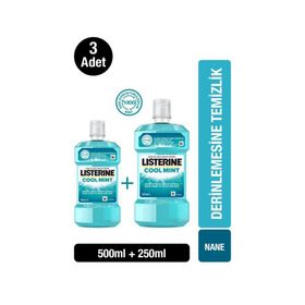 Listerine Coolmint 3x500 ml Ağız Bakım