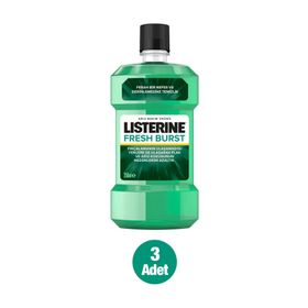 Listerine Fresh Burst Ferah Nane 3x250 ml Ağız Bakım Suyu