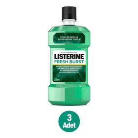 Listerine Fresh Burst Ferah Nane 3x250 ml Ağız Bakım Suyu