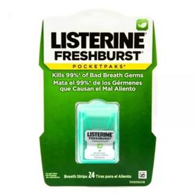 Listerine Freshburst Pocketpaks Taze Nefes İçin 24 Adet Nefes Şeritleri