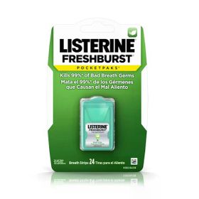 Listerine Freshburst Pocketpaks Taze Nefes İçin 24 Adet Nefes Şeritleri