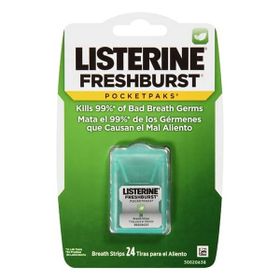 Listerine Freshburst Pocketpaks Taze Nefes İçin 24 Adet Nefes Şeritleri