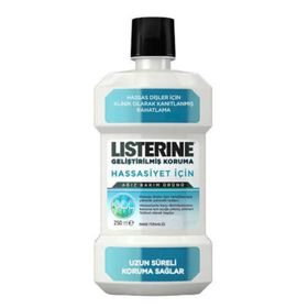 Listerine Hassasiyet için Geliştirilmiş Koruma 250 ml Ağız Bakım Suyu