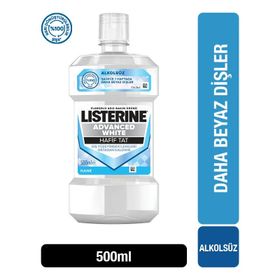 Listerine Mouthwash Advanced White 500 ml Ağız Gargarası