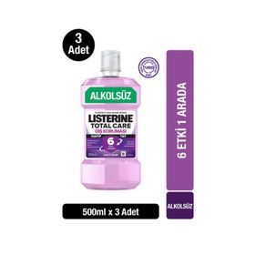 Listerine Total Care 3x500 ml Hafif Nane Ağız Bakım Suyu