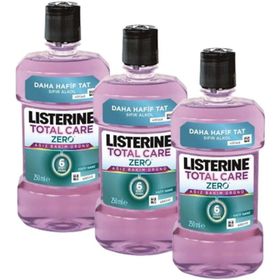 Listerine Total Care Zero 3x250 ml Ağız Bakım Suyu