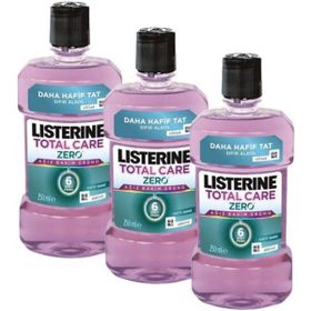 Listerine Total Care Zero 3x250 ml Ağız Bakım Suyu