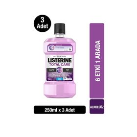 Listerine Total Care Zero 3x250 ml Ağız Bakım Suyu