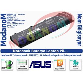 Lite-On Asus N55SL N55S8 N55U N55X A32-N55 N45SLI Laptop Uyumlu Batarya