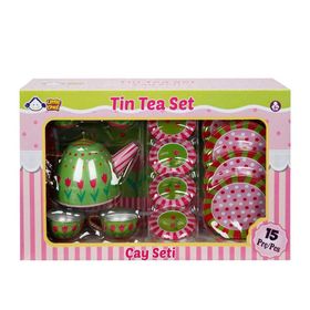 Little Chef S00002169 15 Parça Metal Çay Takımı