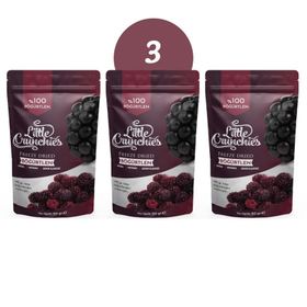 Little Crunchies 20 gr Freeze Dried Dondurularak Kurutulmuş Böğürtlen (3 adet)