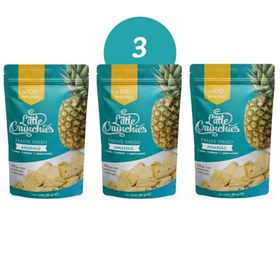 Little Crunchies 30 gr Freeze Dried Dondurularak Kurutulmuş Ananas (3 adet)