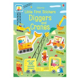 Little First Stickers Diggers And Cranes-Usborne Publishing