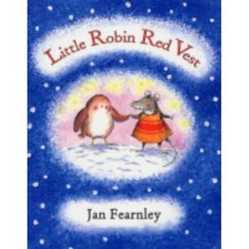 Little Robin Red Vest - Jan Fearnley