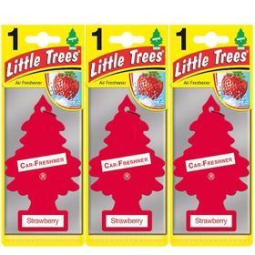 Little Trees 3'lü Çilek Oto Kokusu