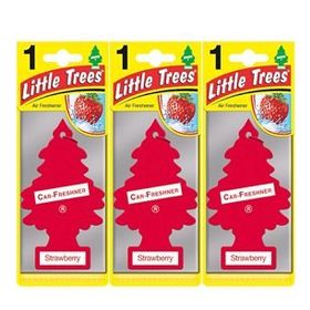 Little Trees 3'lü Çilek Oto Kokusu