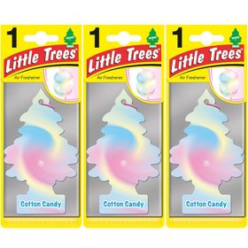 Little Trees 3'lü Pamuk Şeker Oto Kokusu