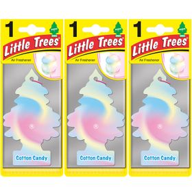 Little Trees 3'lü Pamuk Şeker Oto Kokusu