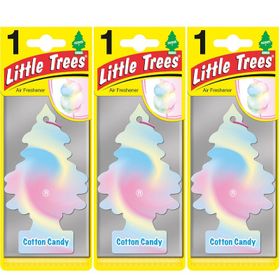Little Trees 3'lü Pamuk Şeker Oto Kokusu