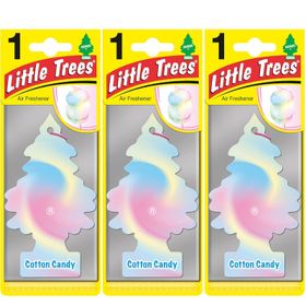Little Trees 3'lü Pamuk Şeker Oto Kokusu