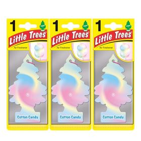 Little Trees 3'lü Pamuk Şeker Oto Kokusu