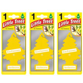Little Trees 3'lü Vanilya Oto Kokusu