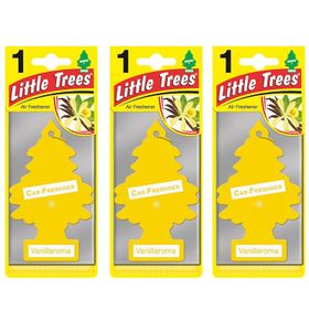 Little Trees 3'lü Vanilya Oto Kokusu