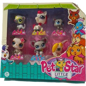 Littlest Pet Shop Neşeli Minişler Pet Star 6'lı Miniş Ailesi Oyuncak
