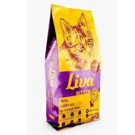 Liva 1 kg Tavuk Etli Yavru Kedi Maması