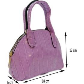 Liva 1140 Uzun Askılı Mini Lila Kadın El Omuz Çantası