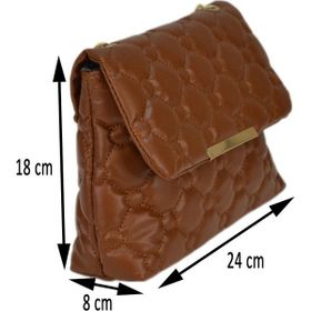 Liva 2275 Zincir Askılı Açık Kahve Kadın Omuz Çantası