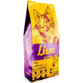 Liva Tavuk Etli 15 kg Yavru Kedi Maması