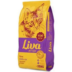 Liva Tavuk Etli 15 kg Yavru Kedi Maması