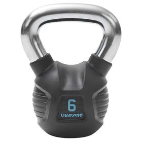 Livepro LP8043 Siyah 6 kg Premium Kettlebell Ağırlık