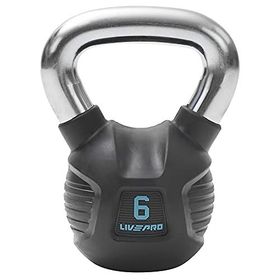 Livepro LP8043 Siyah 6 kg Premium Kettlebell Ağırlık