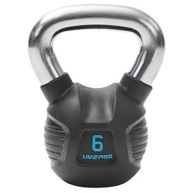 Livepro LP8043 Siyah 6 kg Premium Kettlebell Ağırlık