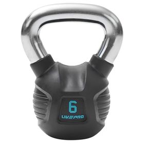 Livepro LP8043 Siyah 6 kg Premium Kettlebell Ağırlık