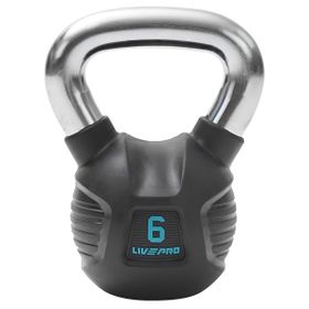 Livepro LP8043 Siyah 6 kg Premium Kettlebell Ağırlık
