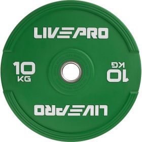 Livepro LP8332-10 10 kg Renkli Kauçuk Bumper Plaka